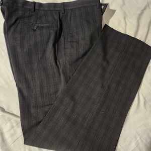 Murano Charcoal Grey With Plaid Modern Comfort Pants